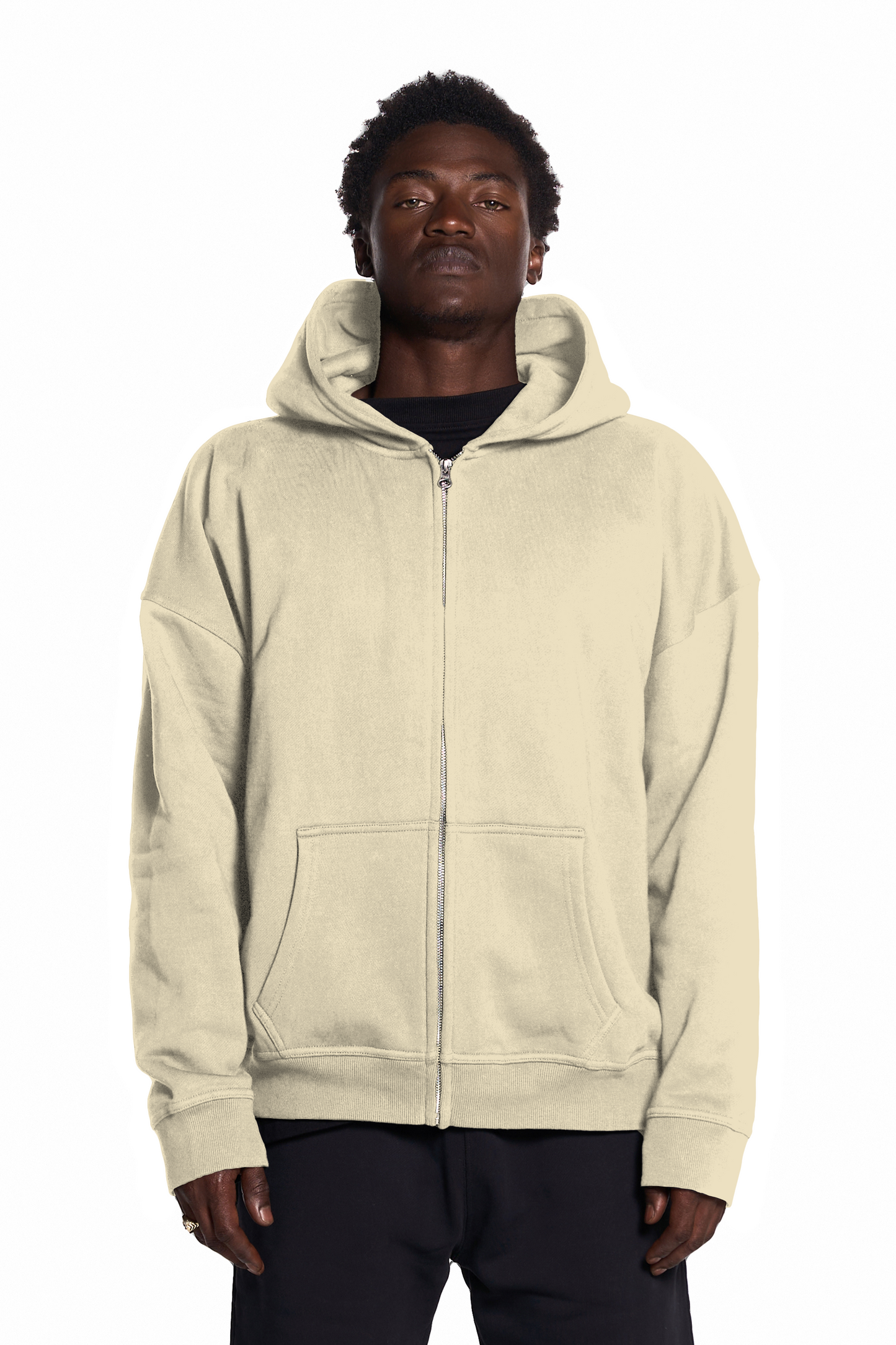 450GSM Cotton Zip Up Hoodie