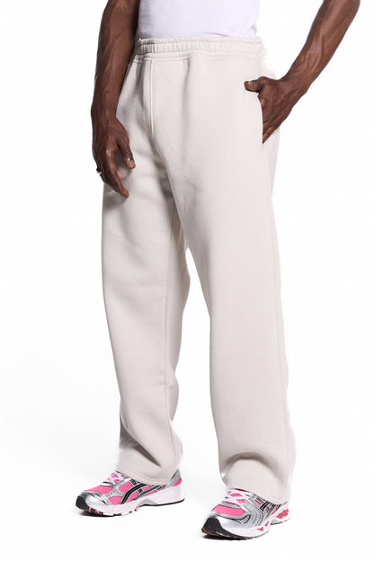 450GSM Cotton Blend Sweatpants Open Hem