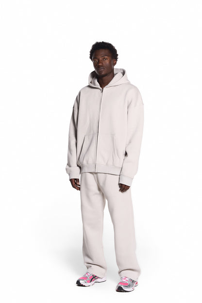 450GSM Cotton Blend Zip Up Hoodie